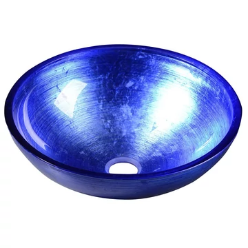 MURANO BLU üvegmosdó, átm:40x14cm, kék