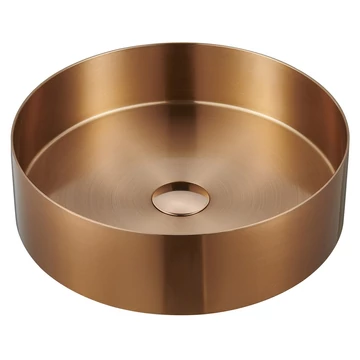 AURUM mosdó klik-klak lefolyóval, 38cm, rózsaarany