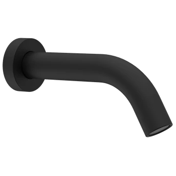 SAPHO Fali kifolyócső, 174mm, matt fekete
