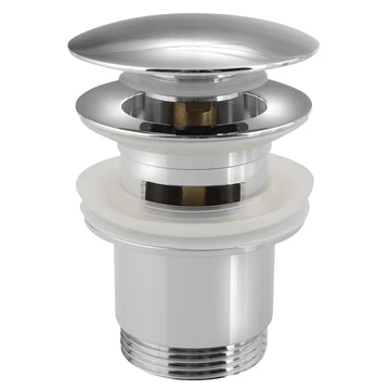 SAPHO klik-klak mosdólefolyó, nagy dugóval, 5/4“, króm