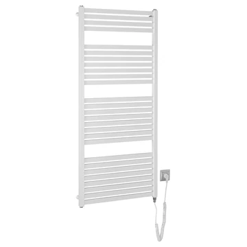 AQUALINE TONDI-E elektromos fürdőszobai radiátor, 600x1330mm, 600W, fehér