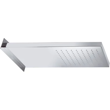 SAPHO Fali fejzuhany, téglalap, 500x200x30mm, polírozott inox