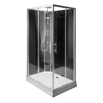 AQUALINE GRANVIK szögletes zuhanykabin, 800x1200x2180mm, transzparent üveg
