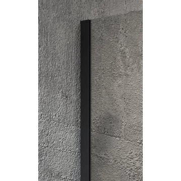 GELCO VARIO Walk-In fali profil, 2000mm, fekete