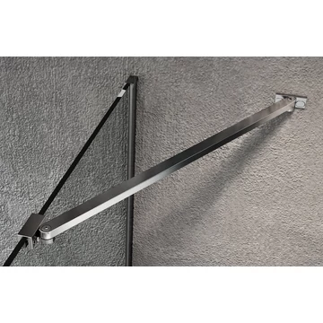 GELCO VARIO Walk-In sarok merevítő, 650mm, króm