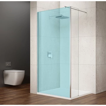GELCO VARIO oldalfal, 350mm, transzparent üveg/króm