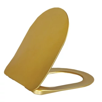 CREAVIT PAULA WC ülőke, Slim soft close, duroplast, arany