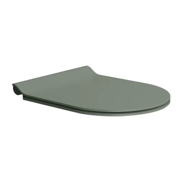 GSI SLIM soft close WC-ülőke, matt agave/króm