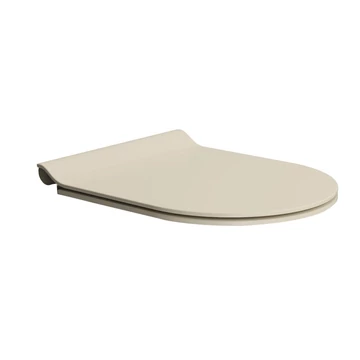 GSI SLIM soft close WC-ülőke, króm/kréta fehér