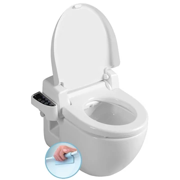 BRILLA fali WC BLOOMING elektronikus bidé WC-ülőkével