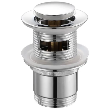 AQUALINE klik-klak mosdólefolyó, kis dugóval, 5/4“, 25-45mm, réz/króm