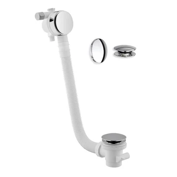 SENATOR kád le- túlfolyó töltő 900 mm hosszú csiszolt inox dugó 72mm