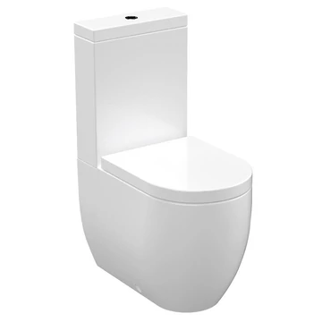 KERASAN FLO kombi WC, tartállyal, mechanikával, alsó/hátsó kifolyású, ülőke nélkül