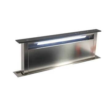 SIRIUS - Páraelszívó S-DD2 TC/L EM 86 fekete üveg/inox motor nélkül