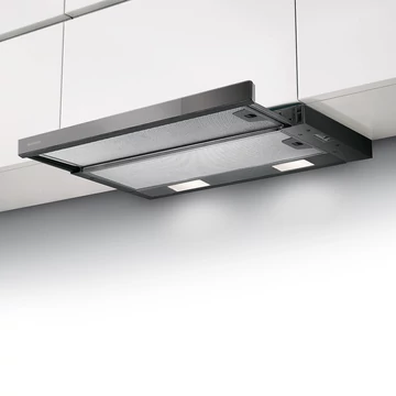 FABER Flexa NG Glass BK A60 kihúzható páraelszívó, fekete, 60 cm