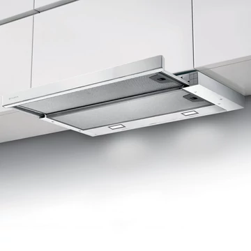 FABER Flexa NG Glass Lux W A60 kihúzható páraelszívó, fehér üveg, 60 cm