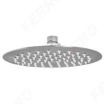 FERRO SLIM mennyezeti fejzuhany, gömbcsuklóval, átm. 200 mm, króm