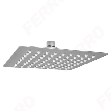 FERRO SLIM mennyezeti fejzuhany, gömbcsuklóval, 200 x 200 mm, króm