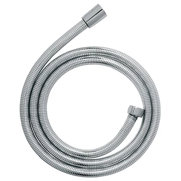 FERRO silver flex zuhanycső, fém bevonatú műanyag, 150cm