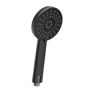 INVENA DAFNI kézizuhany, 3 funkciós, fekete, waterplating bevonat