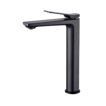 INVENA NERI BLACK magasított mosdócsaptelep, álló, fekete, waterplating bevonat