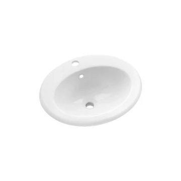 INVENA AJTRA mosdókagyló, ovális, süllyesztett, 50 cm, fehér