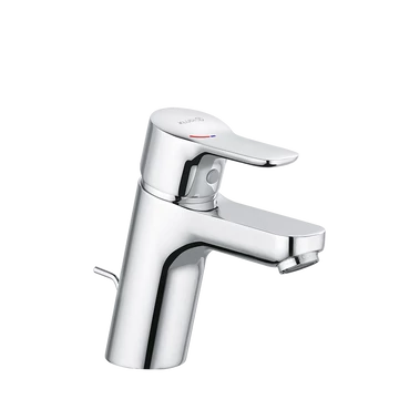 KLUDI Pure&Easy mosdó csaptelep 70, EcoPlus hidegvíz középállású, fém leeresztővel