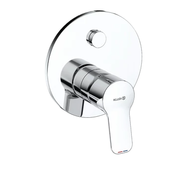 KLUDI Pure&Easy falsík alatti kád/zuhany csaptelep PUSH & SWITCH funkcióval, visszafolyásgátló nélkül