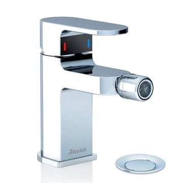 RAVAK CHROME CR 055.00 bidé csaptelep leeresztő szeleppel KIFUTÓ