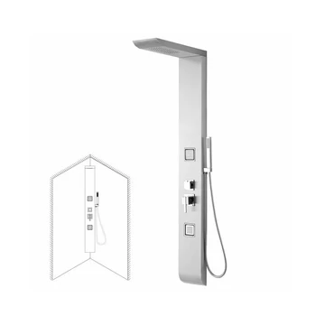 WELLIS Lucia zuhanypanel, szatén