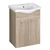 AQUALINE KERAMIA FRESH mosdótartó szekrény, 51x74x34cm, platina tölgy