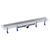 POLYSAN KLAVER padlóösszefolyó, inox ráccsal, superflow, DN50, 710x122x65mm