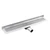 GELCO MANUS INOX padlóösszefolyó ONDA rosttal, fal éléhez, 950x112x55mm