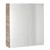 AQUALINE VEGA tükrösszekrény, 60x70x18cm, platinatölgy
