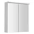 AQUALINE KAWA STRIP tükrösszekrény, LED világítással 60x70x22cm, fehér
