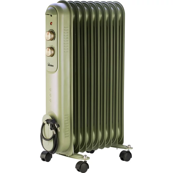 ARDES 4R09VIN Elektromos olajradiátor 9 tagos 2000W zöld