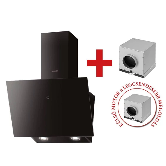 CATA - Páraelszívó LENA 600 XGBK motor nélkül + FALMEC Külső motor SEM1 T800