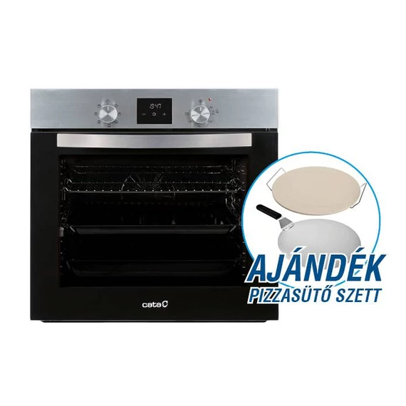 CATA - Beépíthető sütő MDS-8007 X + Ajándék Pizzaütő szett!