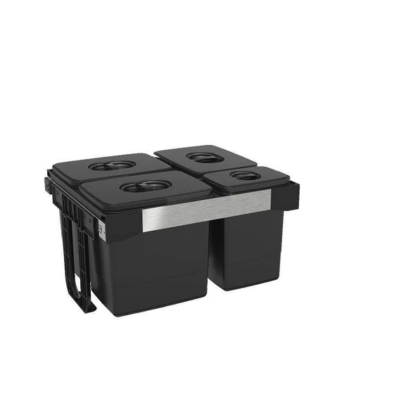 EKOTECH - Beépíthető hulladékgyűjtő FREE JAZZ 60 - 3x15 liter+1x7 liter