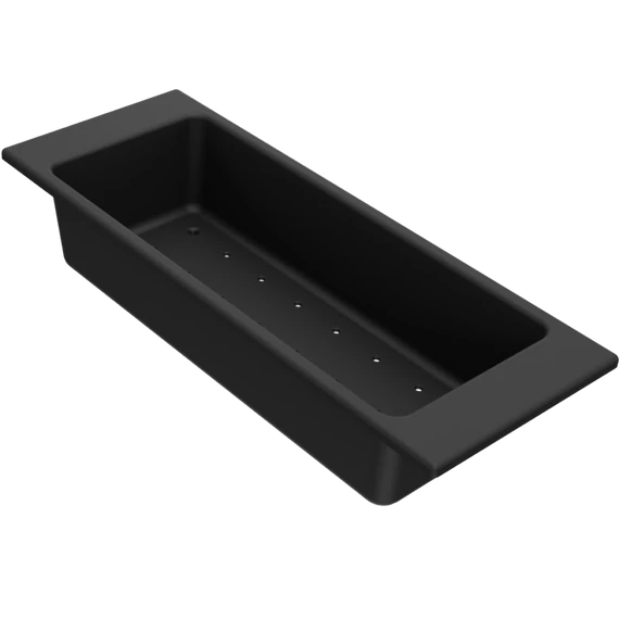 ELLECI- Gyümölcsmosó kosár mosogatóhoz 433x165x86mm  műanyag fekete