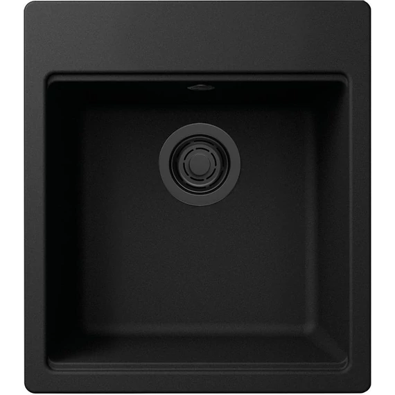 ELLECI - Mosogatótálca Time 102 G40 nero fekete tartozékokkal