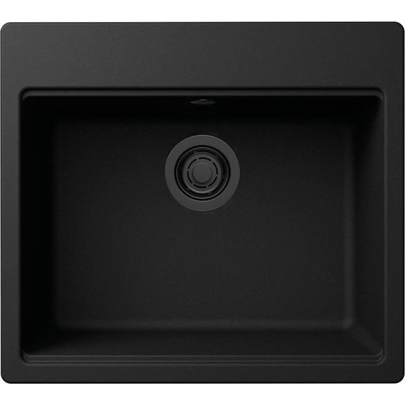 ELLECI - Mosogatótálca Time 105 G40 nero fekete tartozékokkal
