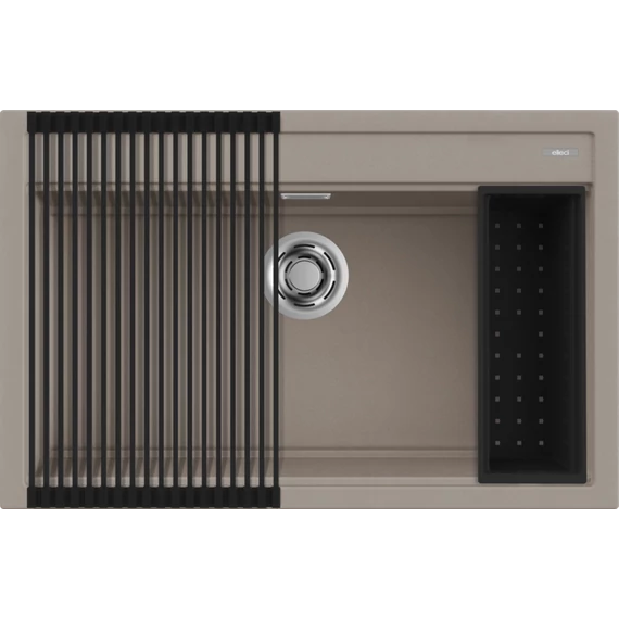 ELLECI - Mosogatótálca Best 130 Workstation Szett G43 tortora