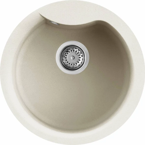 ELLECI - Mosogatótálca Ego ROUND G62 bianco antico