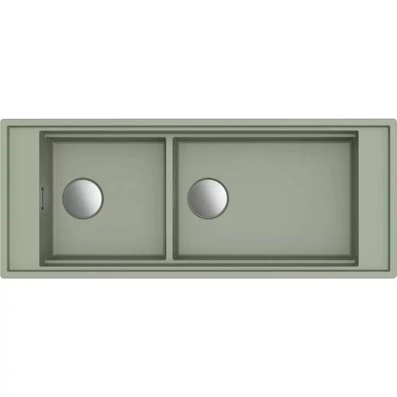 ELLECI- Mosogatótálca Mixology 590 1140x392 Keratek K82 Sage inox tartozékokkal