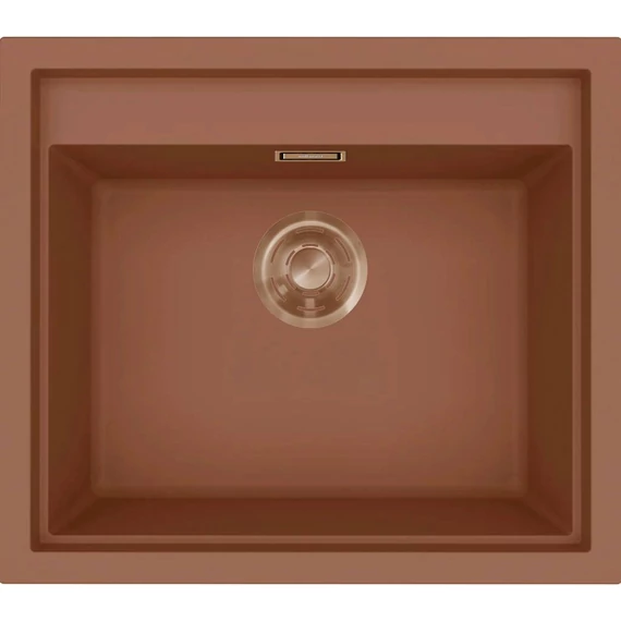ELLECI- Mosogatótálca Sintesi 105 Keratek K83 Cavern Clay bronz tartozékokkal