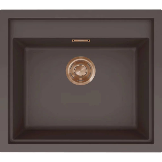 ELLECI- Mosogatótálca Sintesi 105 Keratek K87 Cocoa bronz tartozékokkal