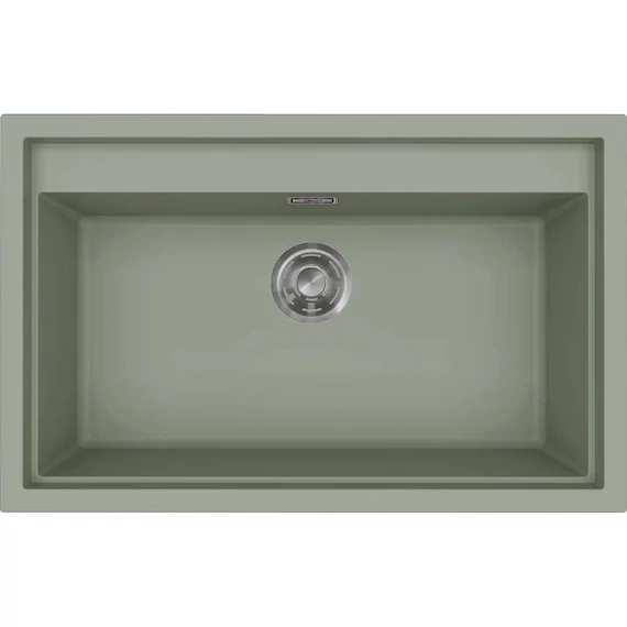 ELLECI- Mosogatótálca Sintesi 130 Keratek K82 Sage Green inox tartozékokkal