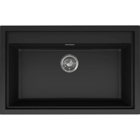 ELLECI- Mosogatótálca Sintesi 130 Keratek K86 Black inox tartozékokkal