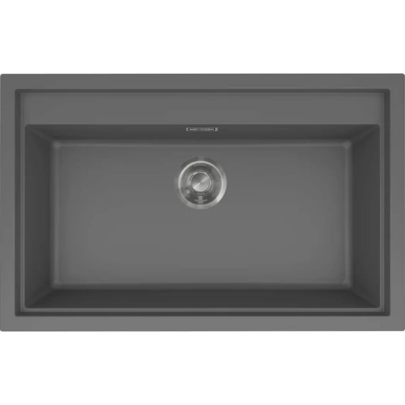 ELLECI- Mosogatótálca Sintesi 130 Keratek K99 Dark Grey inox tartozékokka